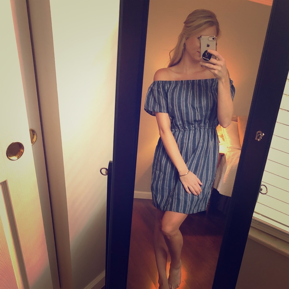 Summer off the shoulder dress